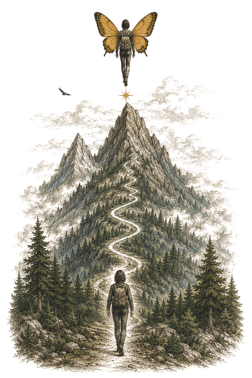 Le chemin de la liberté : un sentier, une montagne, un envol